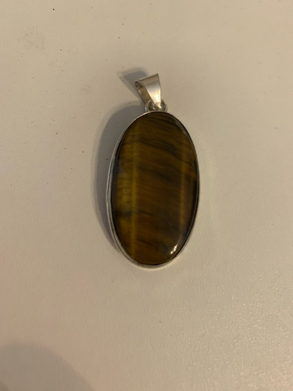 Tiger's Eye Pendant Necklace